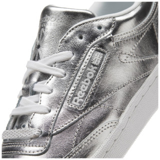 Reebok Pantofi Sport CLUB C 85 S SHINE   SILVER/WHITE 