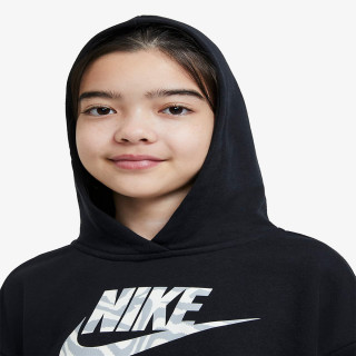 NIKE Hanorace Sportswear Older Kids' (Girls') Cropped Hoodie 