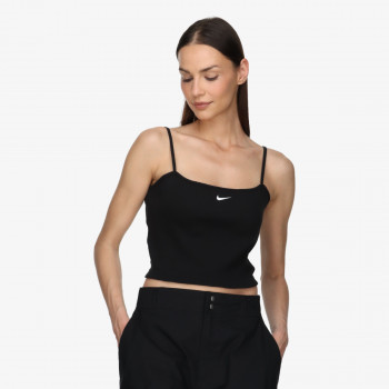 NIKE Tricou fara maneci ESSNTL RIB CROP 