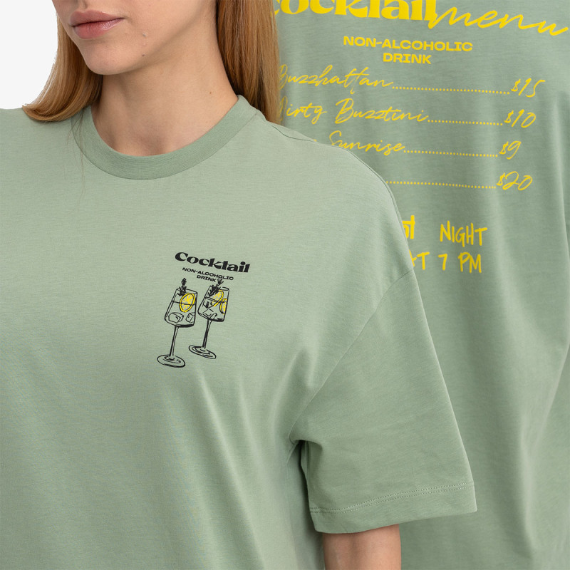 DOT Tricouri COCKTAIL LIST T-SHIRT 