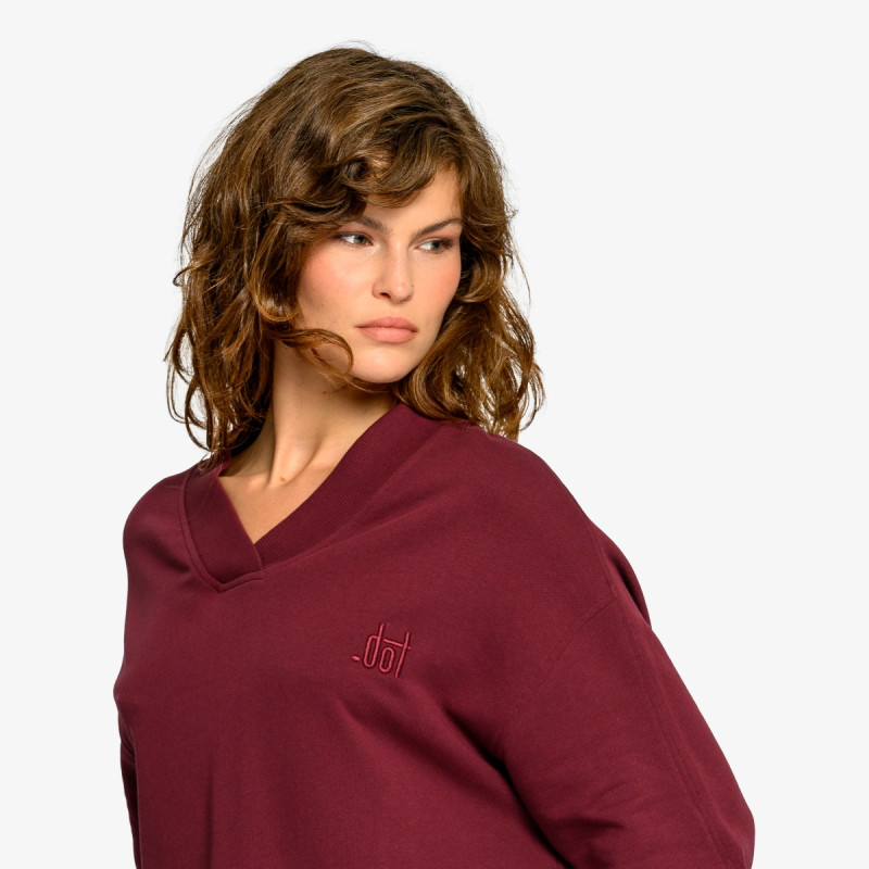 DOT Hanorace DOT LADIES V NECK SWEATSHIRT 
