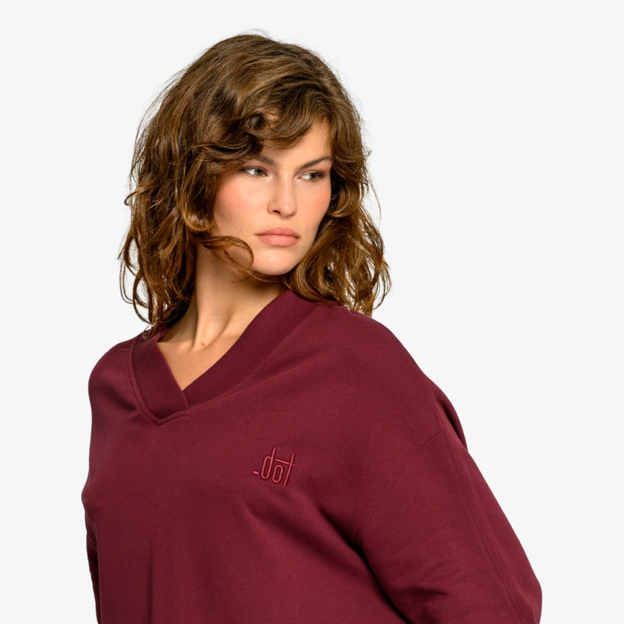 DOT Hanorace DOT LADIES V NECK SWEATSHIRT 
