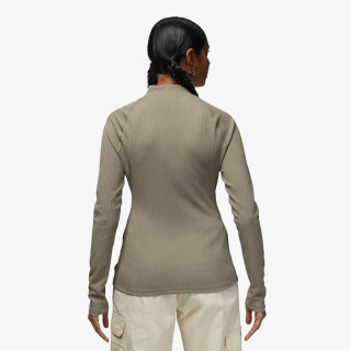 NIKE Tricouri maneca lunga W J FLIGHT LS RIB TOP 