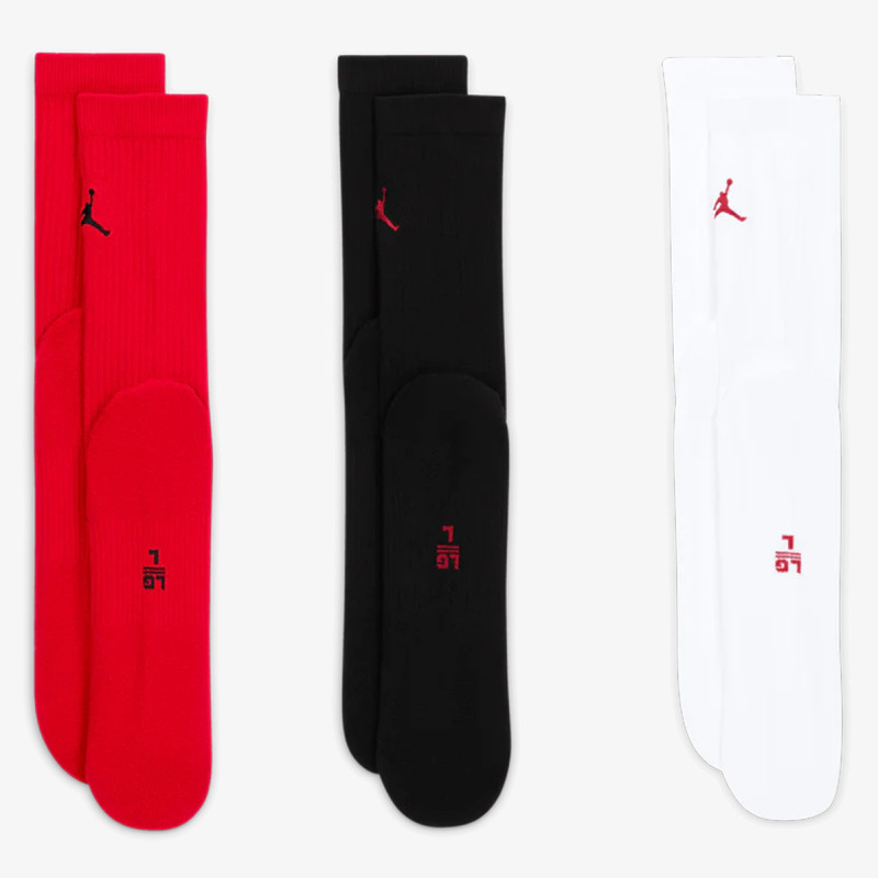 NIKE Sosete U J EVERYDAY CUSH POLY CREW 3PR -  144 