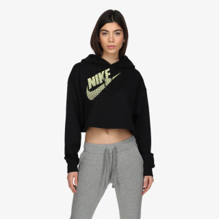 NIKE Hanorace W NSW FLC PO HOODIE CROP DNC 