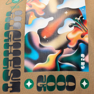 NIKE Tricouri maneca lunga W J BRKLN FLC CREW AS 