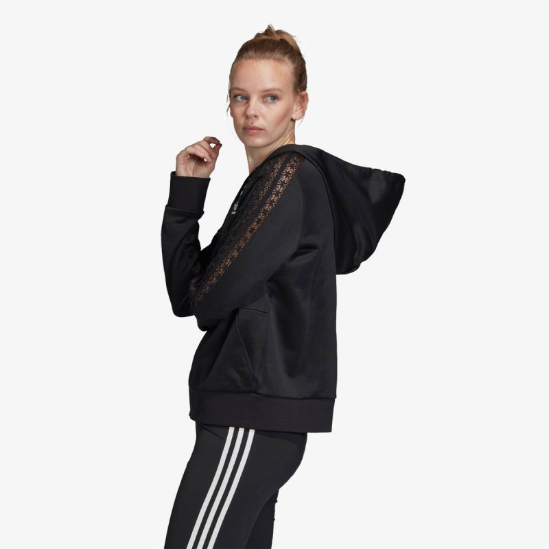 ADIDAS Hanorace LACE ZIP HOODIE 