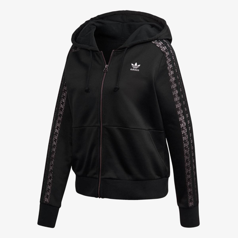 ADIDAS Hanorace LACE ZIP HOODIE 