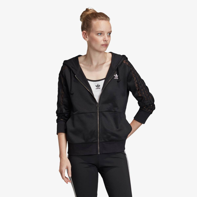 ADIDAS Hanorace LACE ZIP HOODIE 