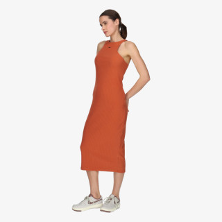 NIKE Rochii W NSW NK CHLL KNT RIB MIDI DRS 