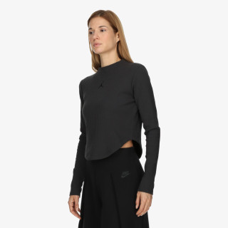 NIKE Tricouri maneca lunga W J LS KNIT SLD TOP 2 