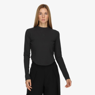NIKE Tricouri maneca lunga W J LS KNIT SLD TOP 2 