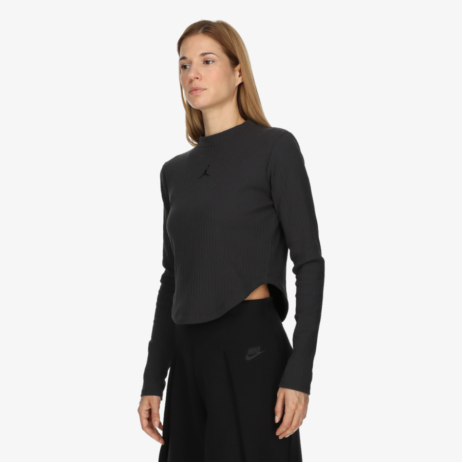 NIKE Tricouri maneca lunga W J LS KNIT SLD TOP 2 