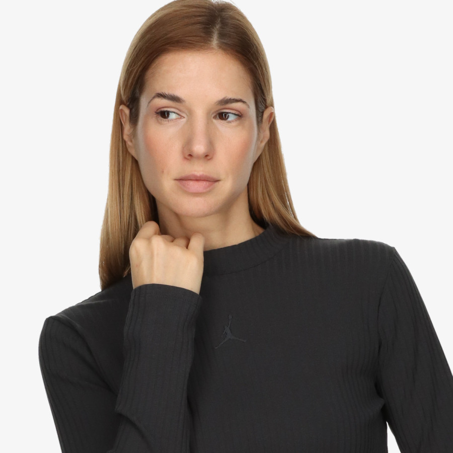 NIKE Tricouri maneca lunga W J LS KNIT SLD TOP 2 