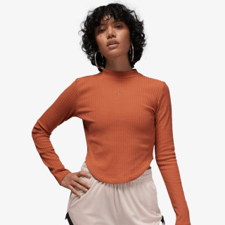 NIKE Tricouri maneca lunga W J LS KNIT SLD TOP 2 