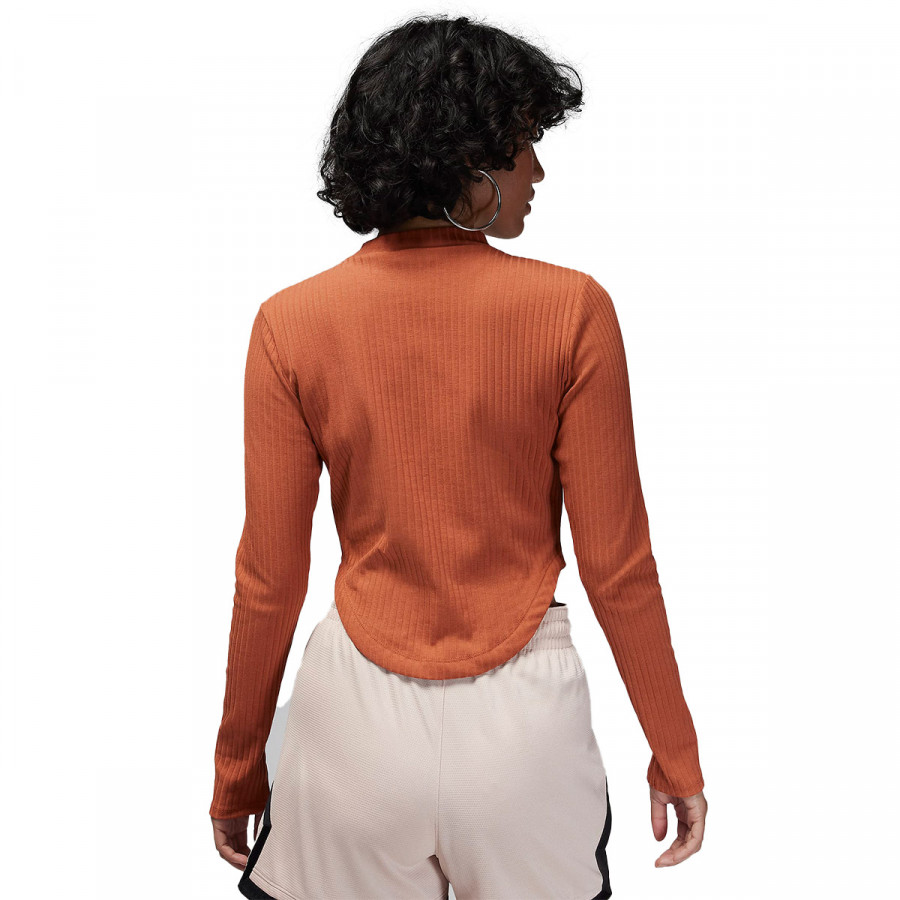 NIKE Tricouri maneca lunga W J LS KNIT SLD TOP 2 