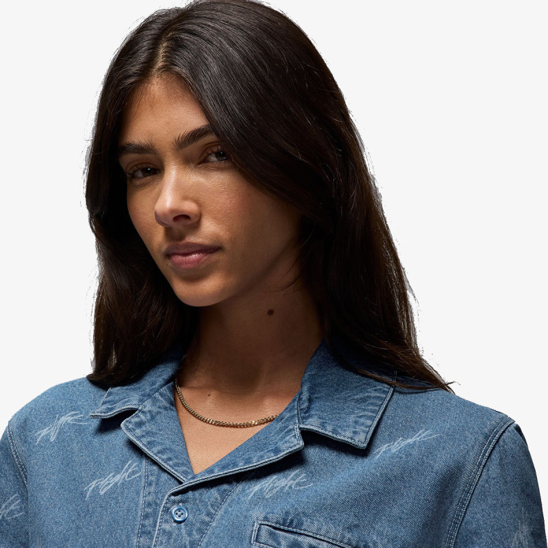 NIKE Tricouri W J SS AOP WVN TOP 