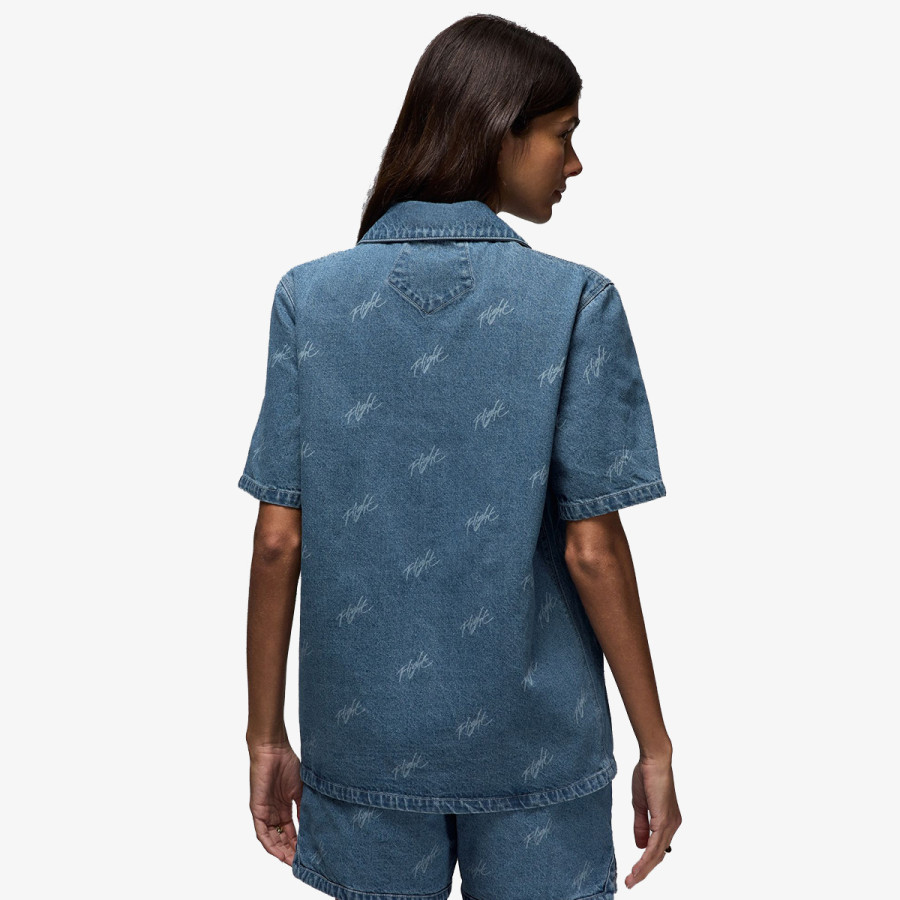 NIKE Tricouri W J SS AOP WVN TOP 