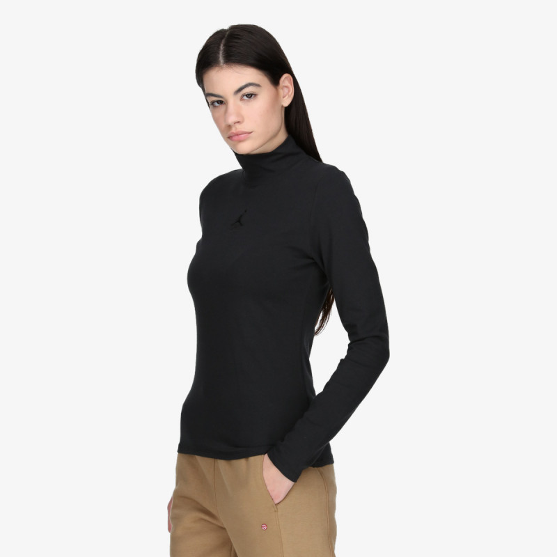 NIKE Tricouri maneca lunga W J LS MOCK NECK TOP 