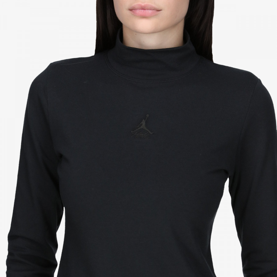 NIKE Tricouri maneca lunga W J LS MOCK NECK TOP 