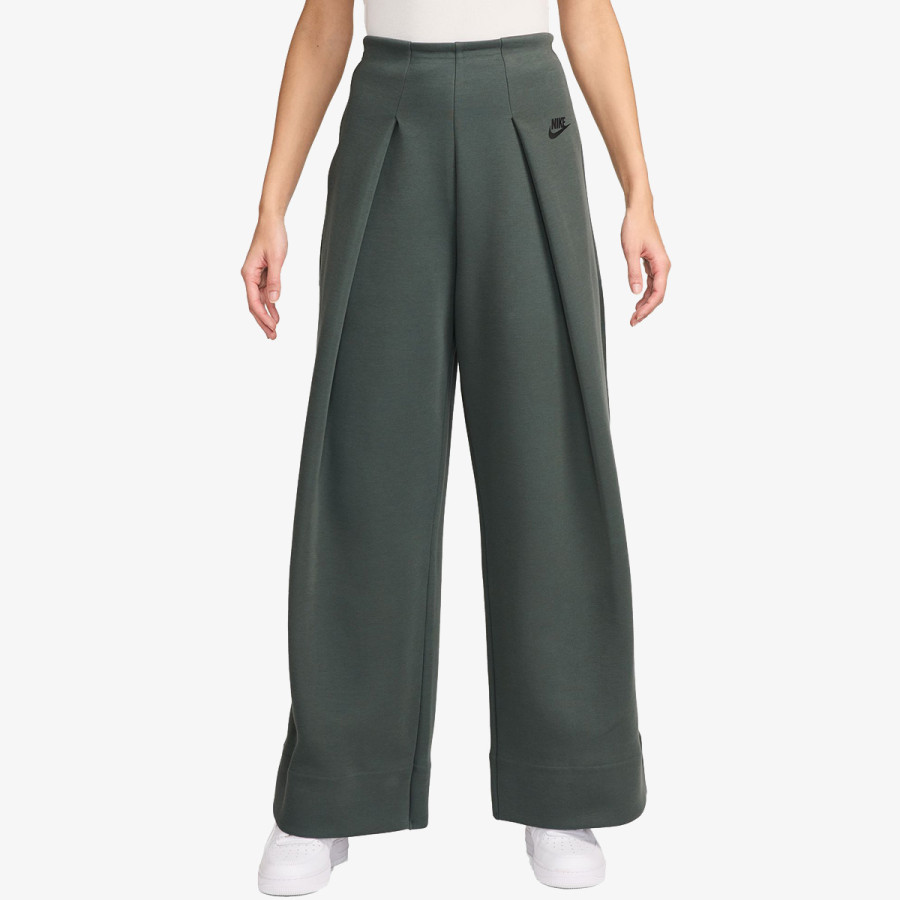 NIKE Pantaloni de trening W NSW TCH FLC HR PLT PANT WIDE 