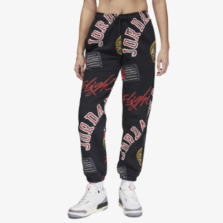 NIKE Pantaloni de trening W J BRKLN AOP FLC PANT 