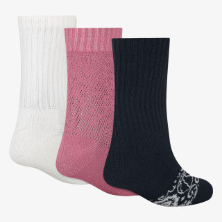 JORDAN Sosete JHG FLORAL LACE 3PK CREW 