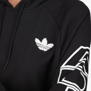 ADIDAS Hanorace CROPPED LETTER HOODIE 