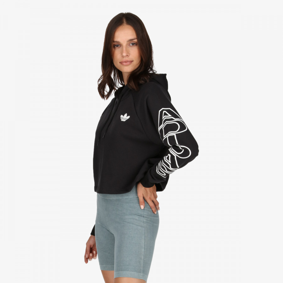 ADIDAS Hanorace CROPPED LETTER HOODIE 