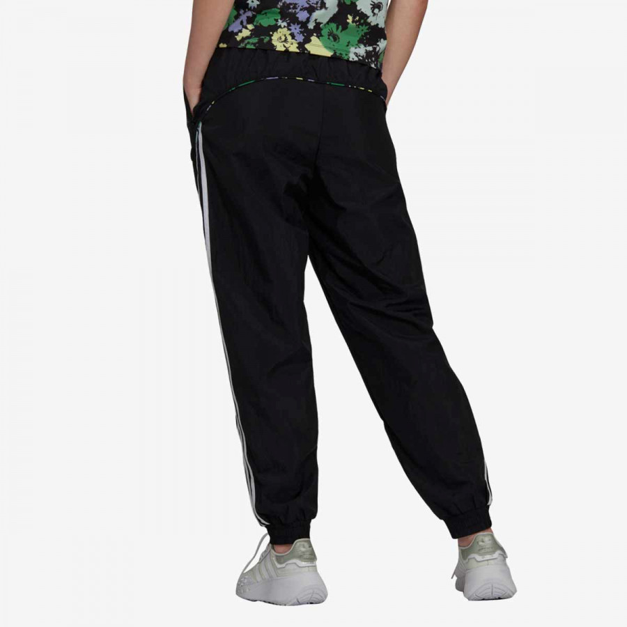 ADIDAS Pantaloni de trening FLORAL PIPING WOVEN 