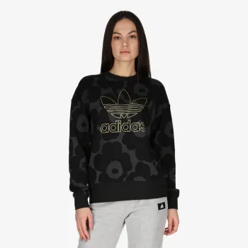 ADIDAS Tricouri maneca lunga MARIMEKKO WITH GOLDEN TREFOIL PRINT 