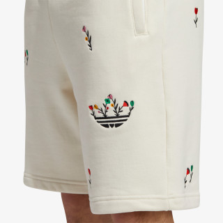 ADIDAS Pantaloni scurti FLORAL AOP SHOR 