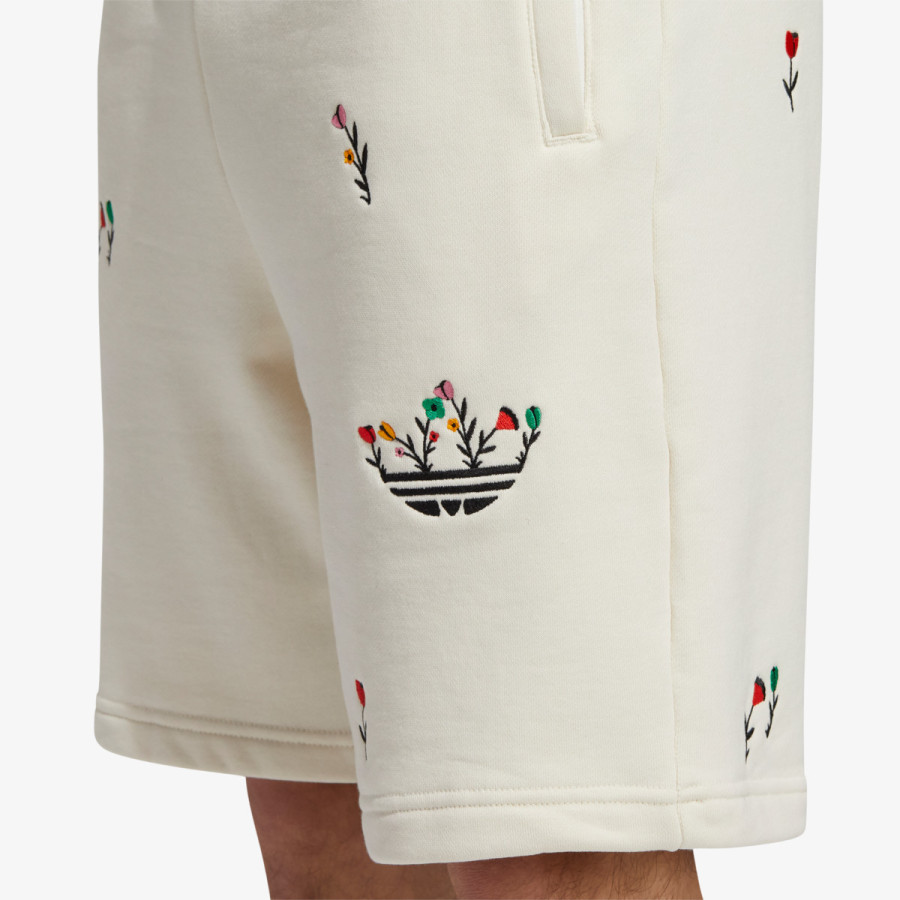 ADIDAS Pantaloni scurti FLORAL AOP SHOR 