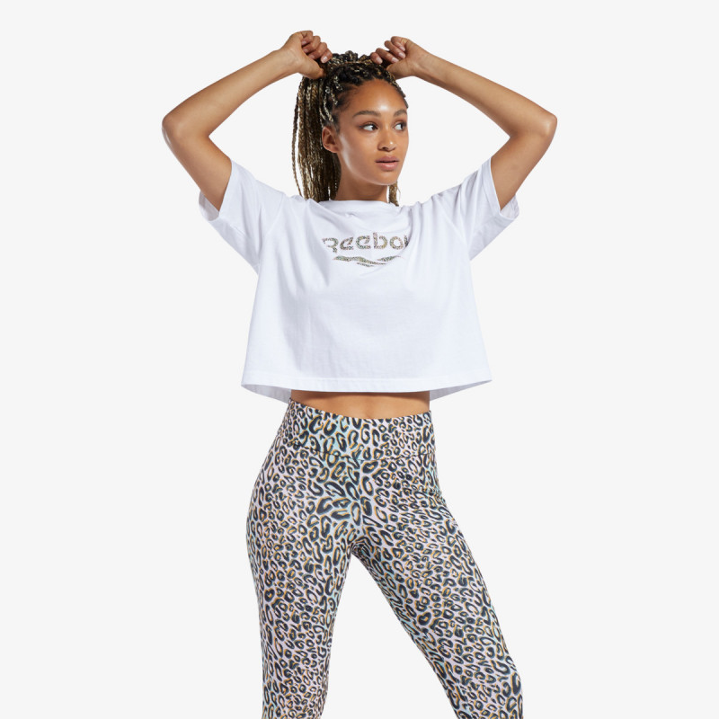 Reebok Bustiera CL AP GRAPHIC T-SHIRT 