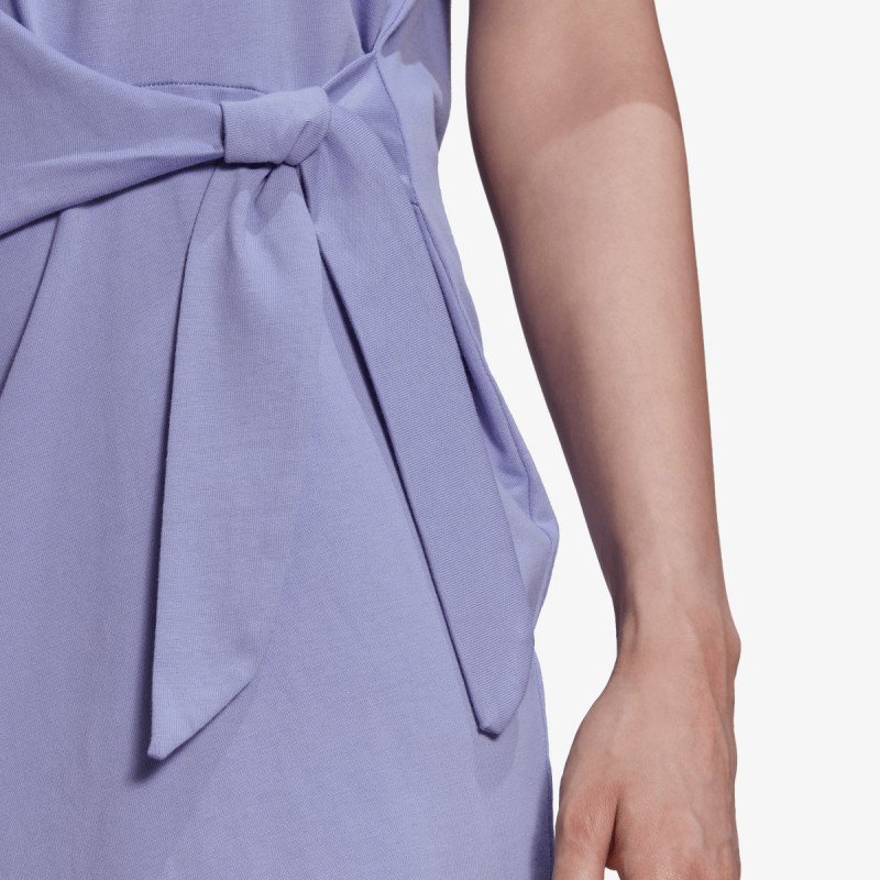 ADIDAS Rochii TEE DRESS WITH KNOT DETAIL 