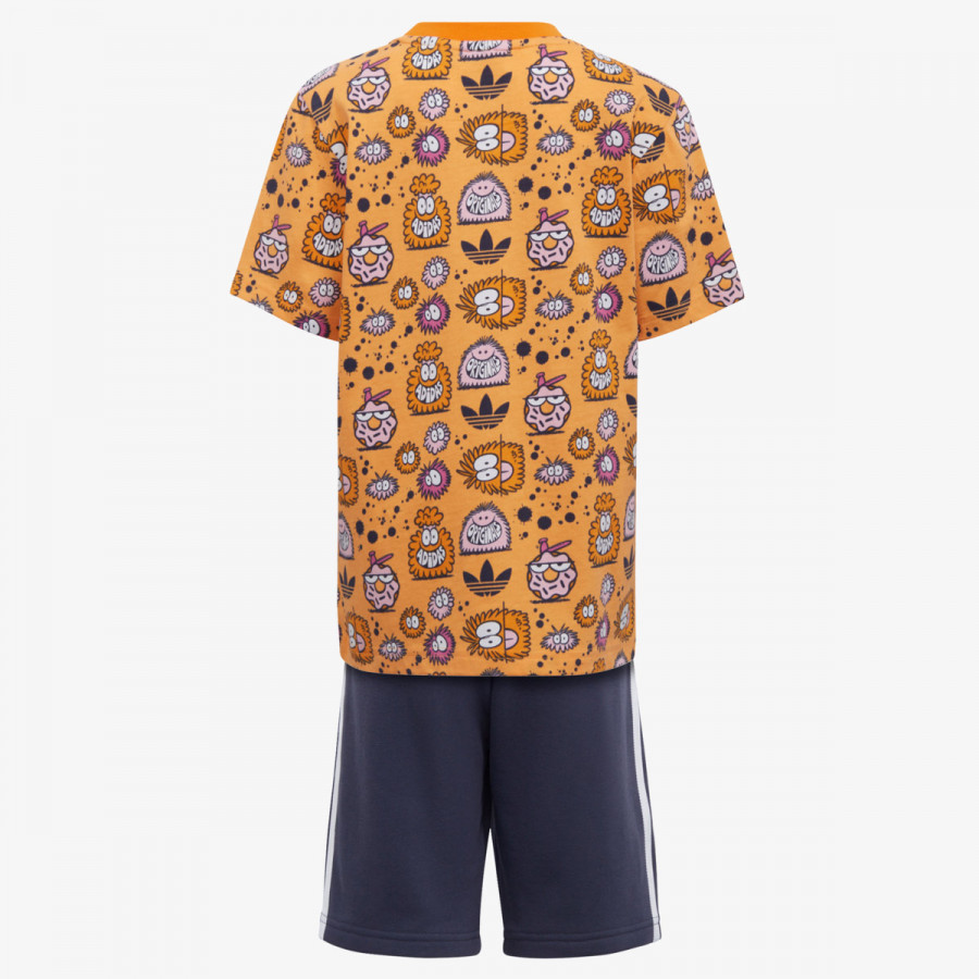 ADIDAS Tricou si pantaloni scurti ORIGINALS KEVIN LYONS SET 