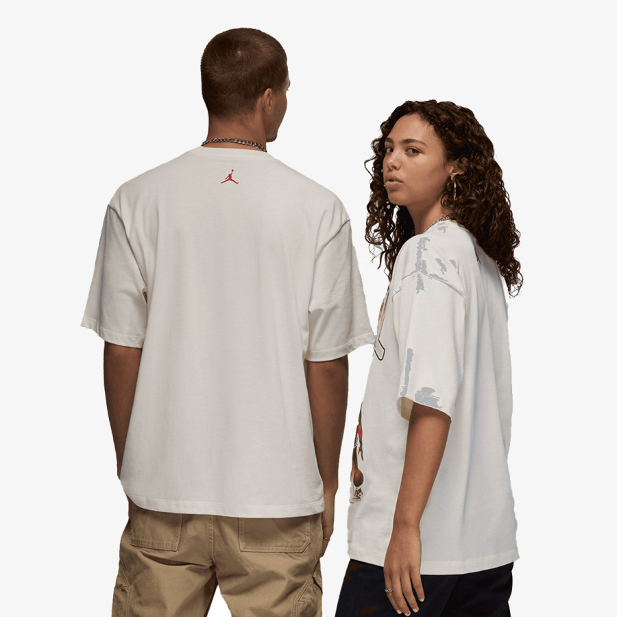 NIKE Tricouri M J FLT ESS GFX OVSZ SS CRW 