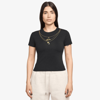 NIKE Tricouri W J FLT SS TMID GFX TEE CHN 