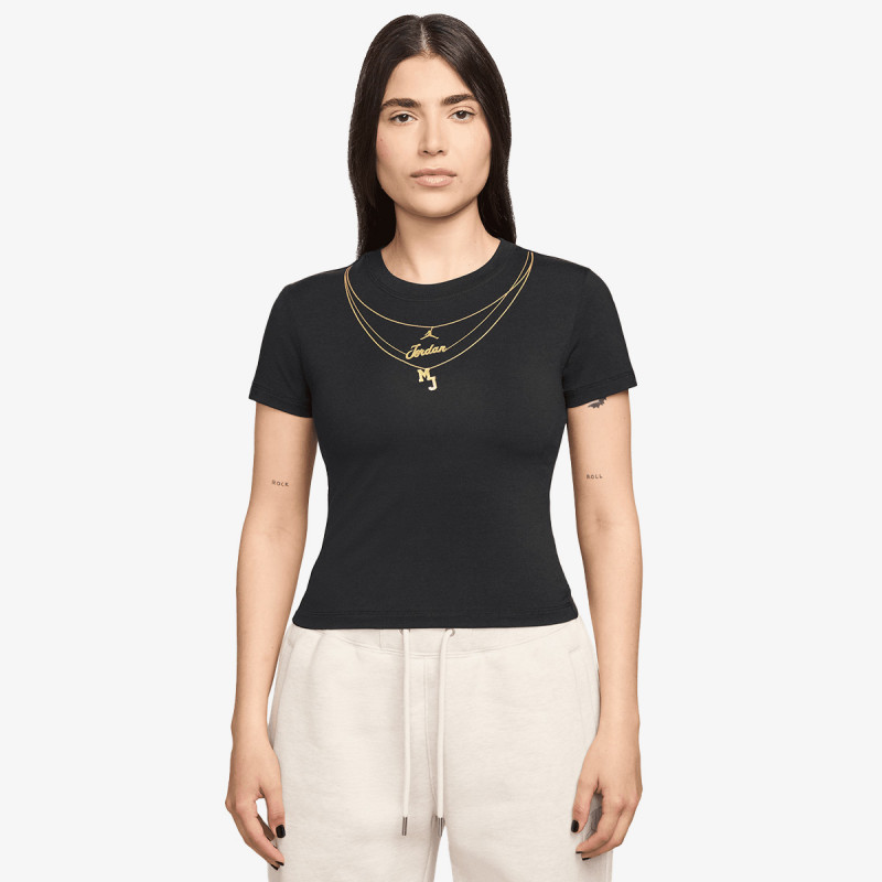 NIKE Tricouri W J FLT SS TMID GFX TEE CHN 