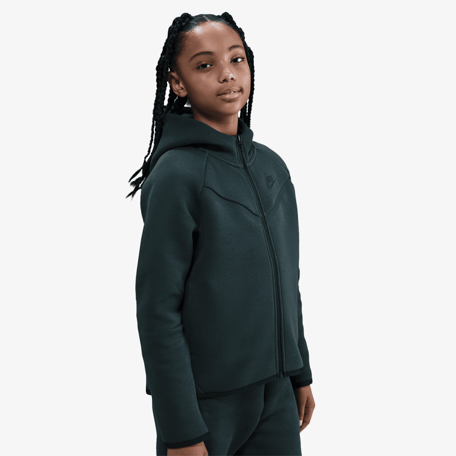 NIKE Hanorace G NSW TCH FLC HD FZ LS - PD 