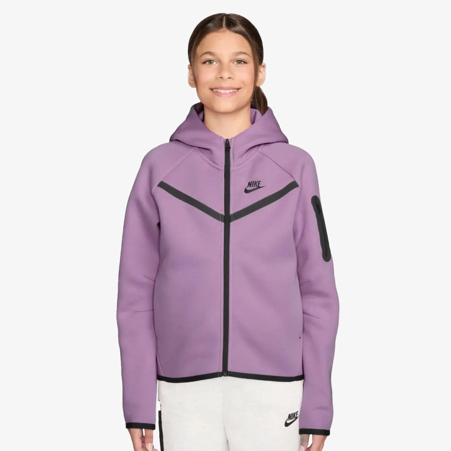 NIKE Hanorace G NSW TCH FLC HD FZ LS - PD 