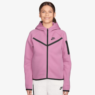 NIKE Hanorace G NSW TCH FLC HD FZ LS - PD 