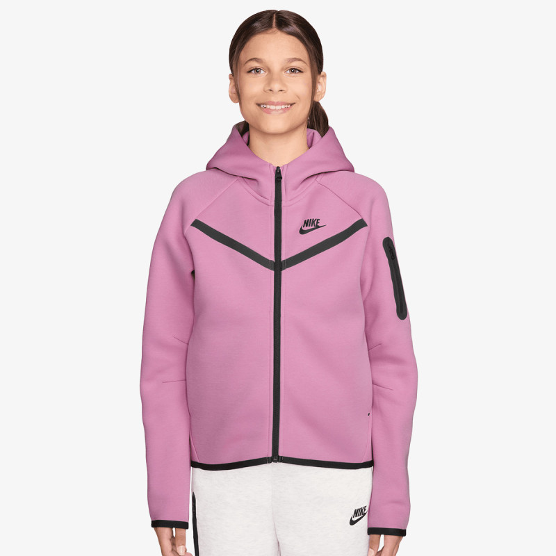 NIKE Hanorace G NSW TCH FLC HD FZ LS - PD 