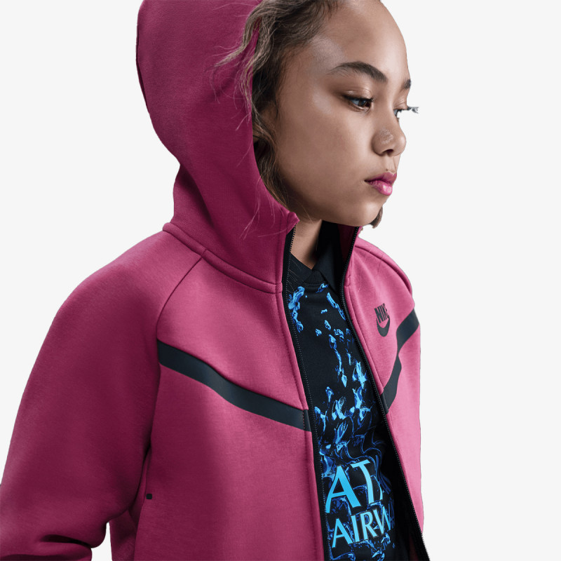 NIKE Hanorace G NSW TCH FLC HD FZ LS - PD 