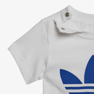 ADIDAS TRICOU SI PANTALONI SCURTI TREFOIL SHORTS TEE SET<br /> 