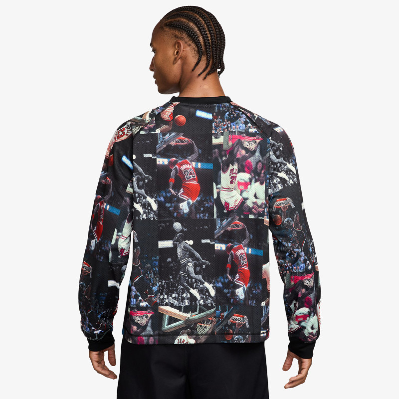 NIKE Hanorace M J FLT AOP LS JRSY 