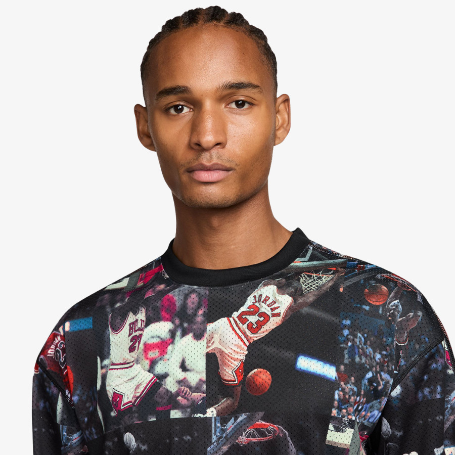 NIKE Hanorace M J FLT AOP LS JRSY 