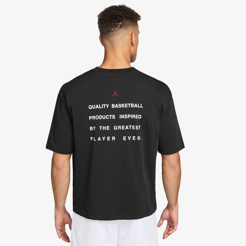 NIKE Tricouri M J FLT SCRIPT BOXY SS CREW 