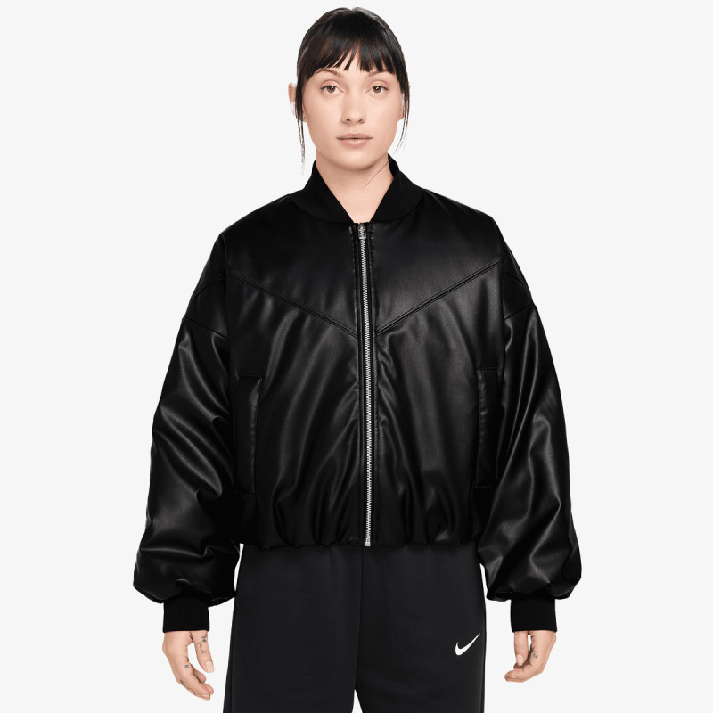 NIKE Jachete W NK TF PLEATHER BOMBER JKT 