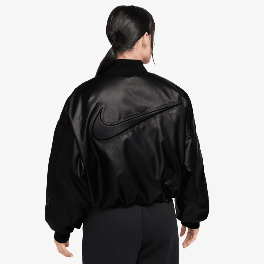 NIKE Jachete W NK TF PLEATHER BOMBER JKT 
